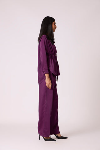 Demi Applique Shirt - Purple