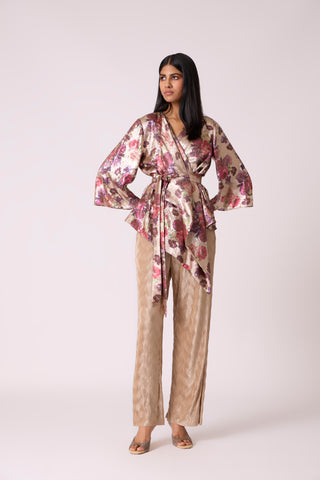 Vanessa Set - Metallic Champagne Beige