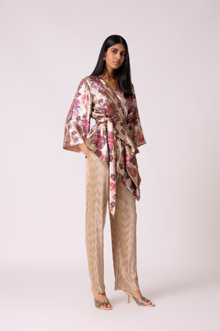 Vanessa Set - Metallic Champagne Beige