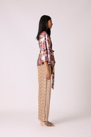 Vanessa Set - Metallic Champagne Beige