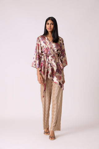 Vanessa Set - Metallic Champagne Beige