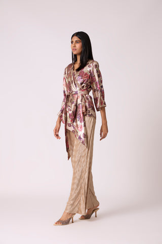 Vanessa Set - Metallic Champagne Beige