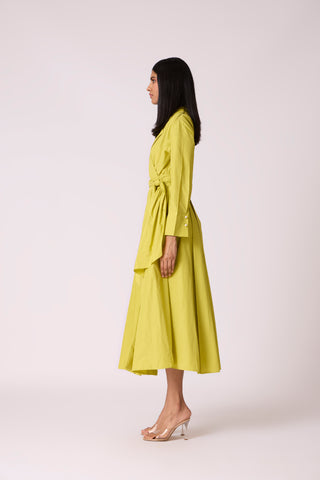 Eugenia Dress - Lime