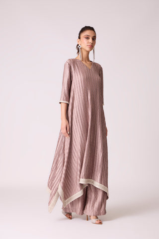 Zara Tunic Set - Rose
