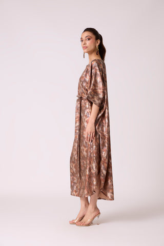 Flora Kaftan - Metallic Copper