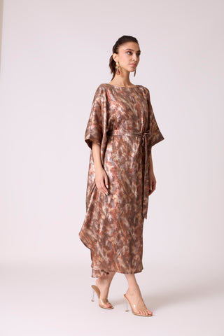 Flora Kaftan - Metallic Copper