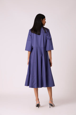 Leanne Dress - Indigo Blue