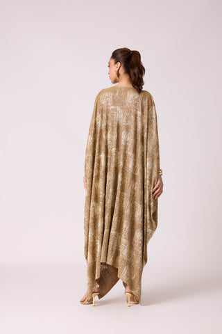 Valenza Dress - Caramel & Gold