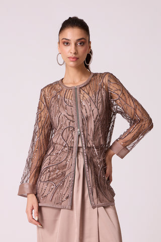 Veronica Jacket - Dusky Rose