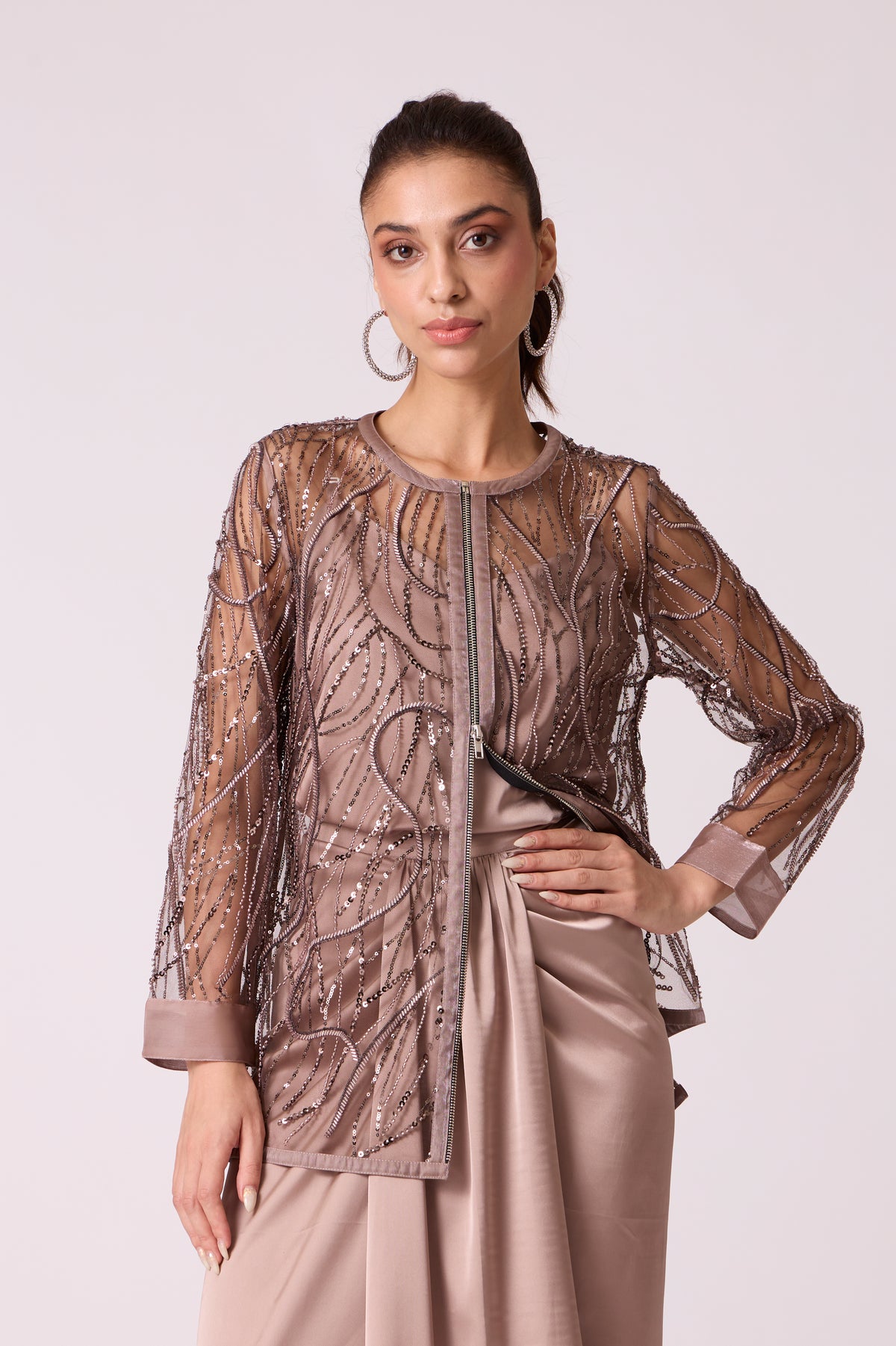 Veronica Jacket - Dusky Rose