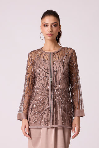Veronica Jacket - Dusky Rose