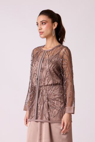 Veronica Jacket - Dusky Rose