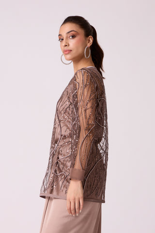 Veronica Jacket - Dusky Rose