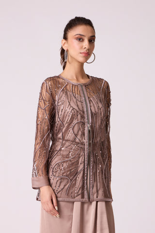 Veronica Jacket - Dusky Rose