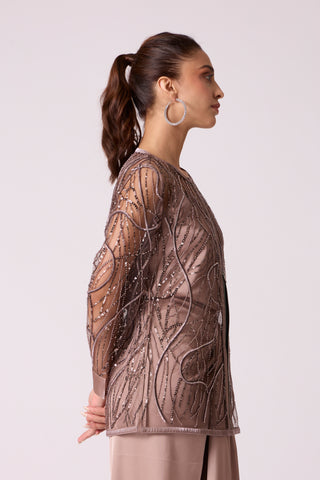 Veronica Jacket - Dusky Rose