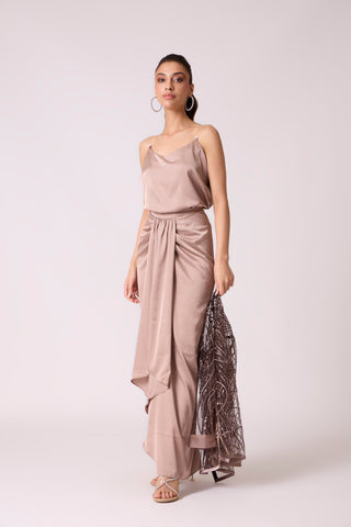 Renne Skirt - Dusky Rose