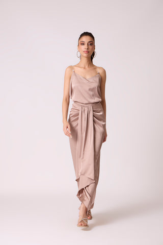 Renne Skirt - Dusky Rose