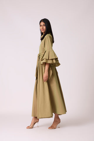 Tahlia Dress - Olive Green