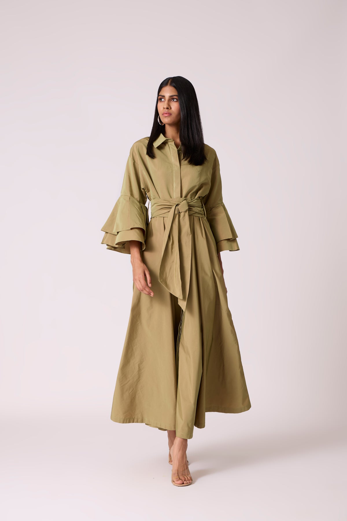 Tahlia Dress - Olive Green