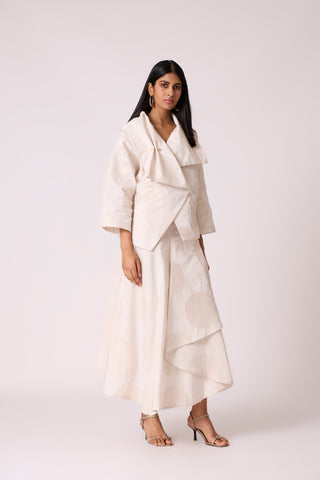 Sandra Jacquard Set - Ecru