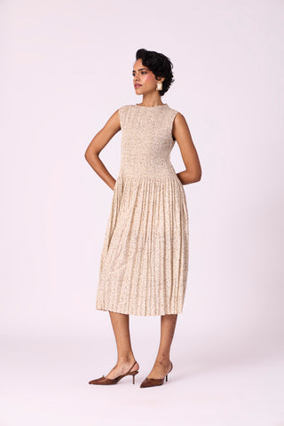 Nadine Dress - Almond