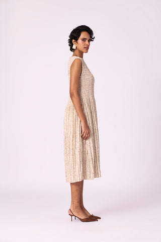 Nadine Dress - Almond