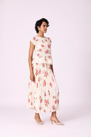 Jade Floral Set - Off White