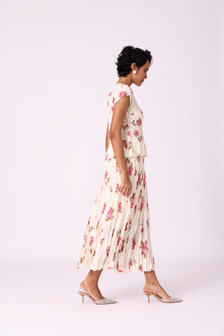 Jade Floral Set - Off White