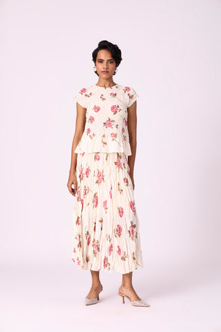 Jade Floral Set - Off White
