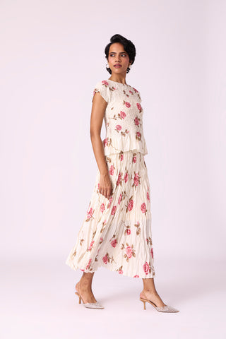 Jade Floral Set - Off White