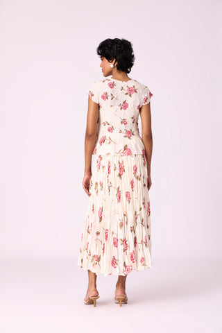 Jade Floral Set - Off White