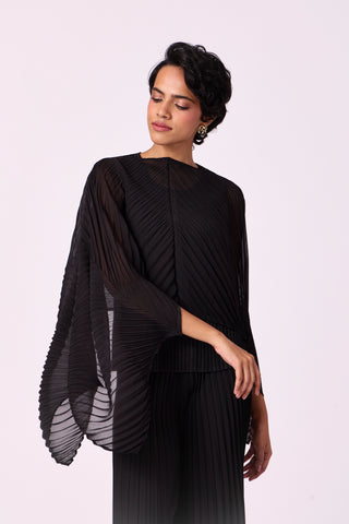 Nadia A-Line Top - Black