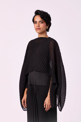 Nadia A-Line Top - Black