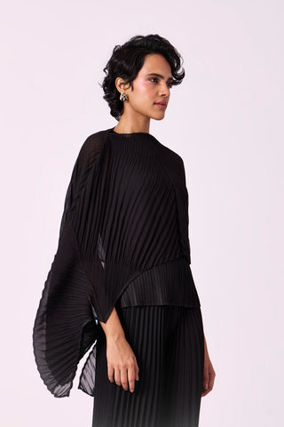 Nadia A-Line Top - Black