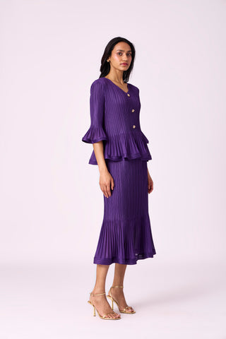 Merylyn Skirt Set - Purple