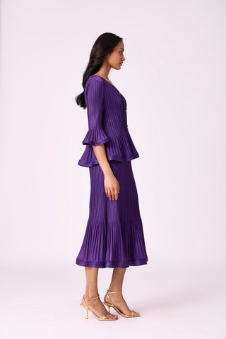 Merylyn Skirt Set - Purple