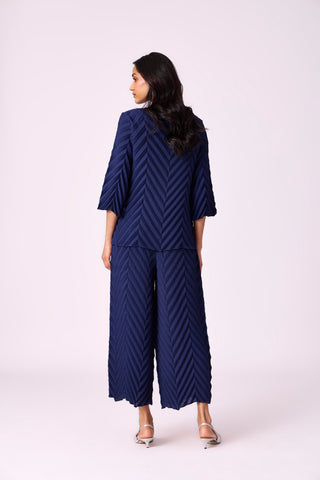 Vera Chevron Set - Navy