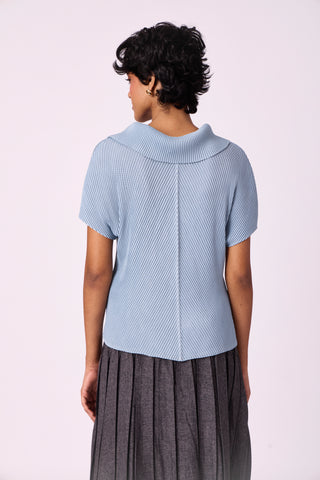 Trecia Top - Pale Blue
