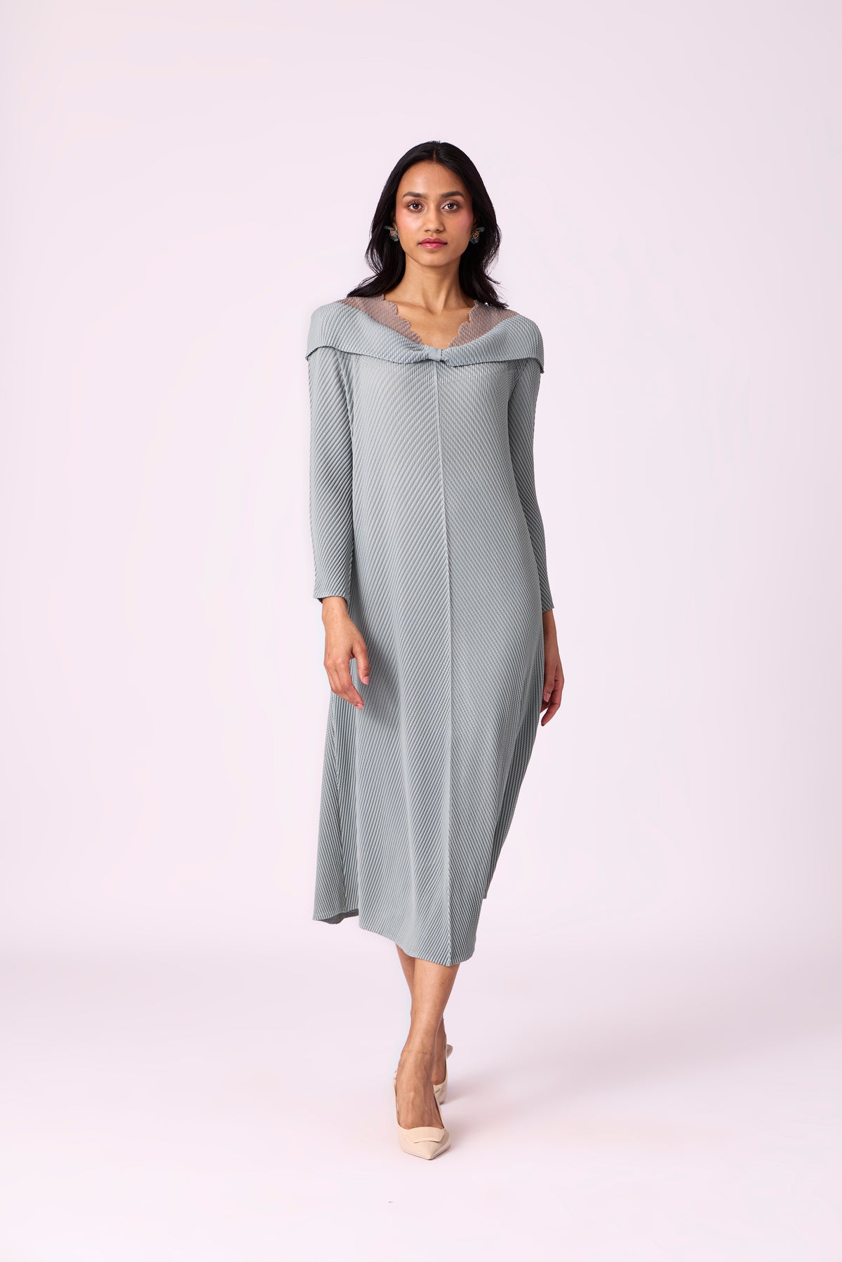 Simone Dress - Sage Mint