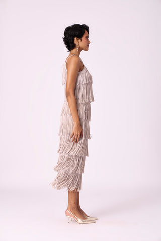 Gisa Fringe Set - Sandstone