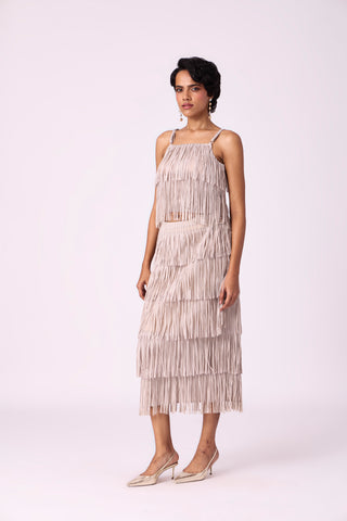 Gisa Fringe Set - Sandstone