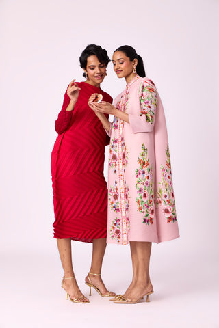 Rory Print Dress - Pink