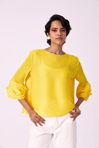 Trudy Top - Yellow