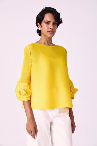 Trudy Top - Yellow