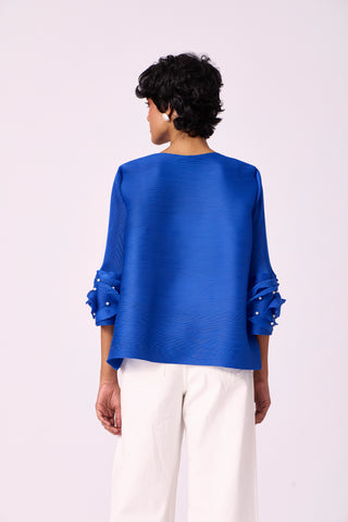 Trudy Top - Azure Blue