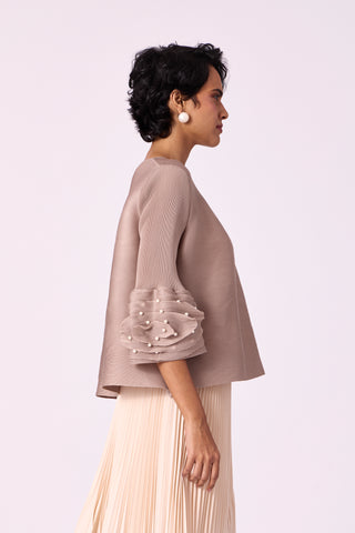 Trudy Top - Light Taupe