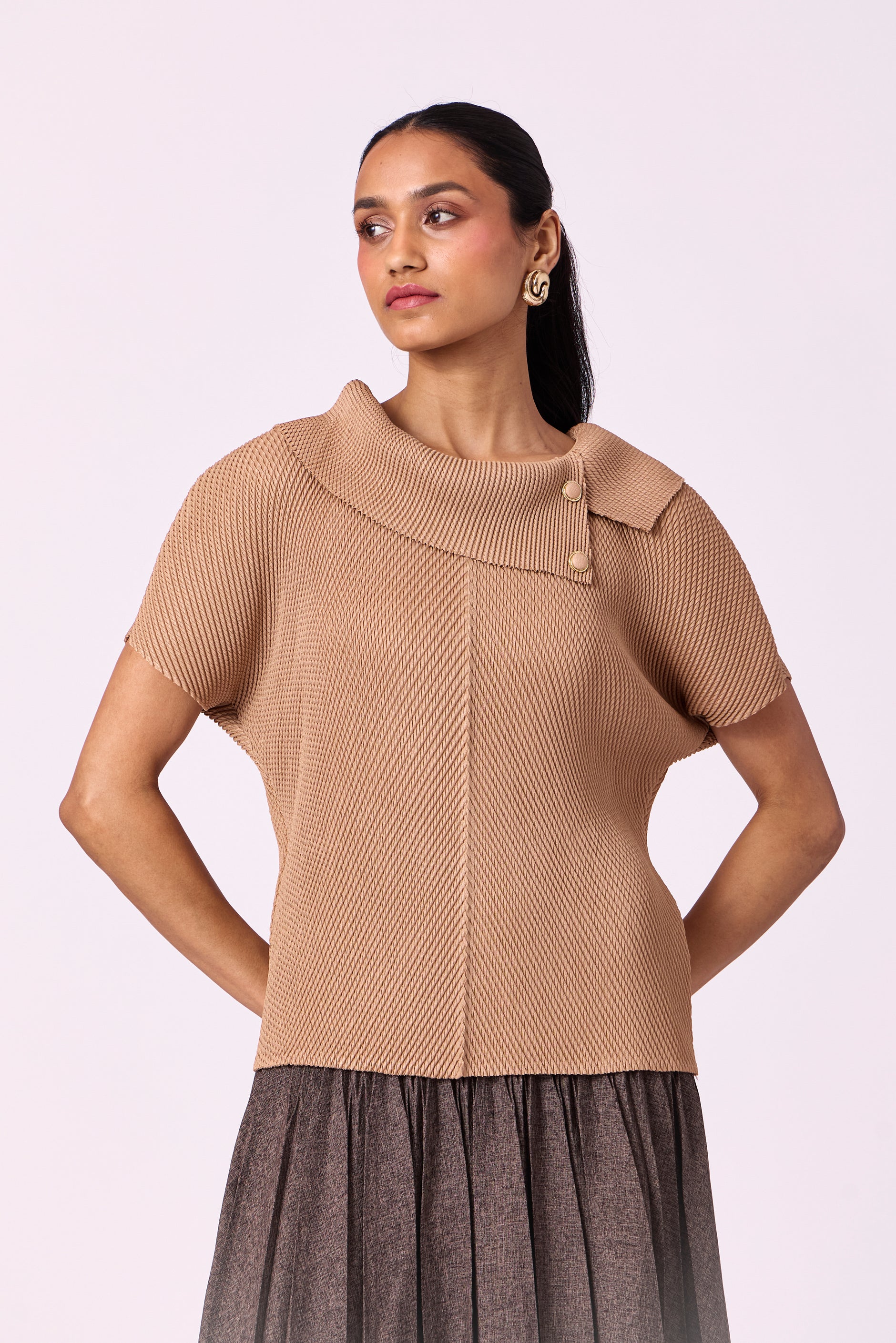 Buy Women's Pleated Tops Online at Best Prices - Scarlet Sage