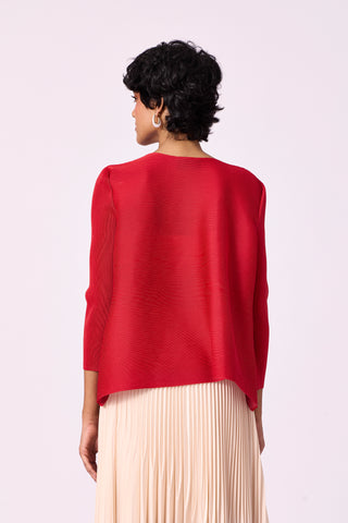 Aliz Floral Shirt - Red