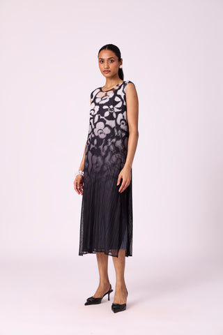 Mirabelle Print Dress - Black