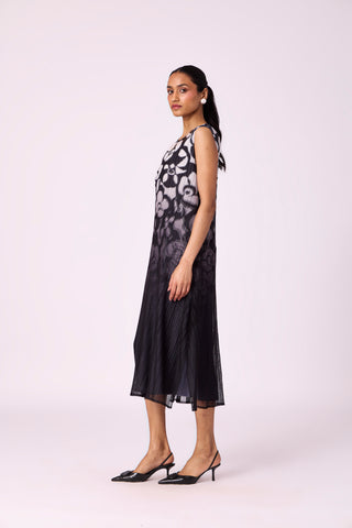 Mirabelle Print Dress - Black